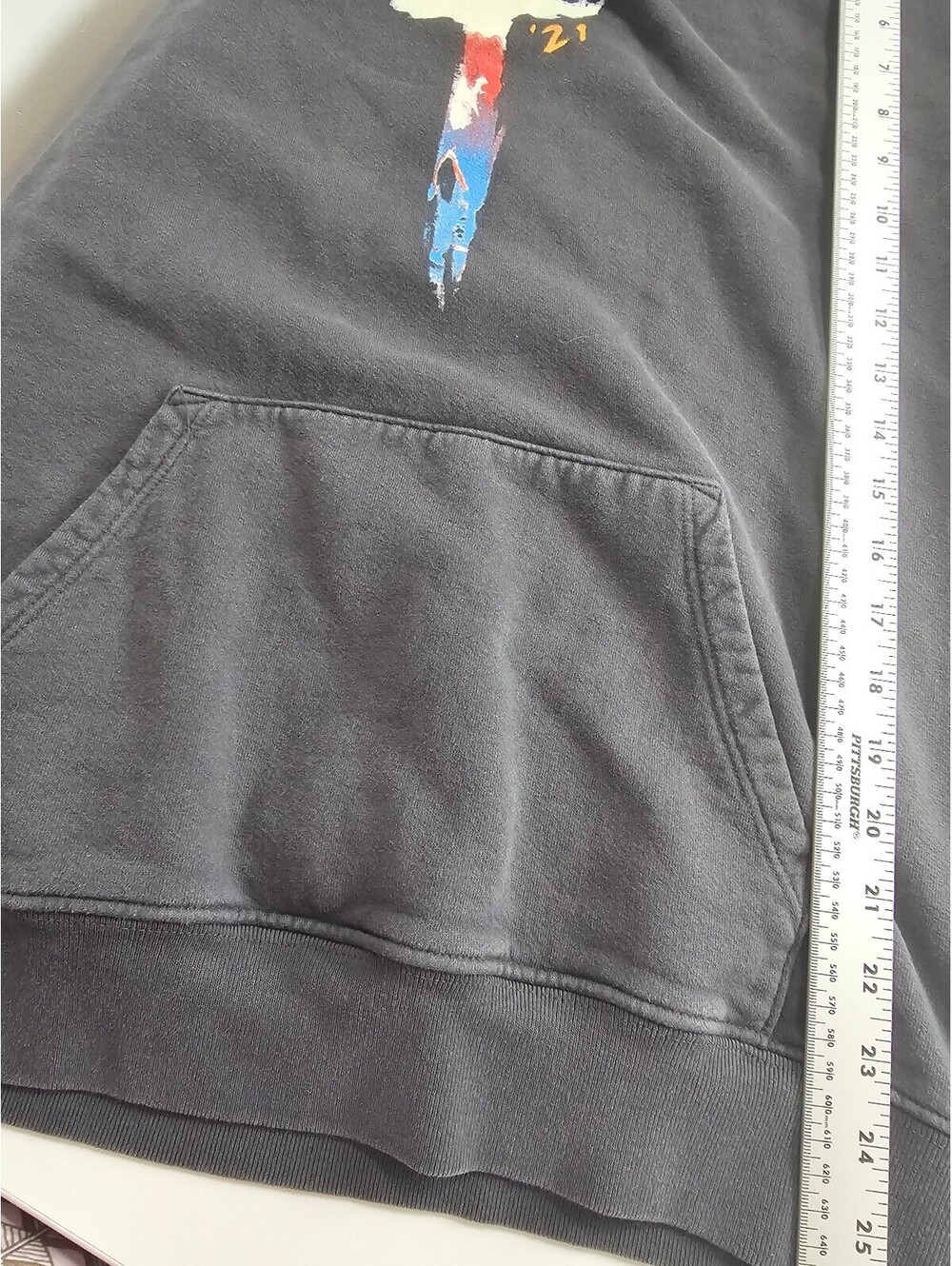 Saint JHN 21' 'In Case We Both Die Young' Tour Hoodie Grey - Picture 15 of 15